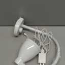 BOHON LED Desk Lamp with USB Charging Port, 3 Color Modes Dimmable Reading Lamp, Auto Dimming Task Lamp, Flexible Neck Table Light for Dorm Bedside, Adapter Include, White