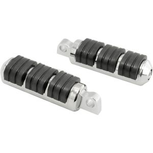 10mm Footpeg Highway Pegs Passenger Foot Peg Male-mount Footrest Pedal Fits For Harley Davidson Touring Street Glide Road King Road Electra Glid Softail Dyna Sportster 883 - Chrome