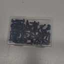 50pcs Carbon Steel Flat Socket Cap Screws for Furniture Assembly Full Thread Easy Installation Enhanced Driving Efficiency for Tables and Beds