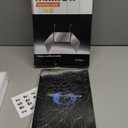 OLIBUY 3 Way Mirror with LED for Hair Cutting, Tri-fold Mirror for Shaver and Makeup, Adjustable Telescoping Hooks-with LED Version