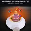 Portable Clothes Dryer - Upgraded 900W Fast-Drying for Large Loads of Clothes & Shoes | Compact Mini Dryer Machine for Family, Apartment, RV & Travel Blue Bear