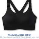 Brooks Women's Racerback 2.0 Sports Bra for High Impact Running, Workouts & Sports with Maximum Support, 36C