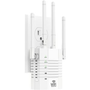 WiFi Extender, WiFi Extender Signal Booster, WiFi Booster, Covers Up to 13888 Sq.ft and 150+ Devices, Dual Band Wireless Repeater, WiFi Repeater, WiFi Extenders Signal Booster for Home
