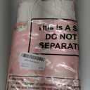 Kolldenn 24 Pcs Christmas Pink Paper Gift Bags 6 x 8 Inch Claus Xmas Tree Party Favor Bags Bulk with Handle Winter Snowflake Party Gift Candy Goodie Treat Snack Bag for Christmas Holiday Supplies