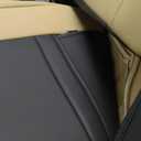 RAV4 Seat Covers - Custom Fit Seat Covers for Toyota RAV4 2019-2025 LE XLE Limited XLE Premium Gas - Leather RAV 4 Seat Cover Full Set Waterproof Breathable Comfortable Easy - Black and Beige