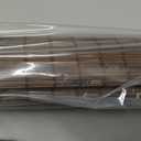 LazBlinds No Drill Bamboo Roman Shades, 29" W x 64" H, Malay Walnut