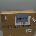 Amazon Basics 3-Tier Rolling Utility or Kitchen Cart, Lockable Wheels, Multifunctional Storage, White