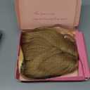 TYQ Hair Toppers for Women with Thinning Hair,14 Inch 360° 3D Synthetic Curly Wavy Side Part Clip in Bangs(Dark Root to Blonde)