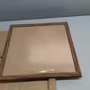 Rustic Walnut 15x15 Frame - Single Frame, 15 x 15 Poster Frame for Artwork, Puzzles, Photos and Movie Posters Picture Frames