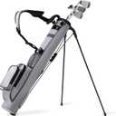 uniHimal Golf Lightweight Stand Carry Bag Easy to Carry and Durable Pitch n Putt Golf Bag for The Driving Range, Par 3 and Executive Courses31.5 inches Tall
