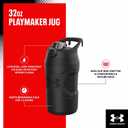 Under Armour 32 oz Insulated Water Bottles - Sports Water Jug with Fence Hook, Leak Resistant for Baseball, Football & More, 32 oz Insulated, Blaze Orange/Black
