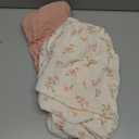 Changing Pad Cover for Baby Boy Girl 2 Pack, Muslin Changing Table Pad Covers with Boho Style, Neutral Nursery Bedding Essentials Soft and Breathable (Rosy)