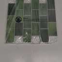 Art3d Peel and Stick Green Wall Tiles  12"x12" Thicker Design Backsplash, Self-Adhesive Tile for Kitchen & Bathroom Renovation