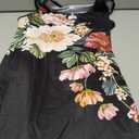 Summer Dresses for Women 2026 Casual Sleeveless Sundress Floral Loose Fit Beach Cover Up with Pocket (Black, S)