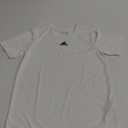 adidas Boys' Short Sleeve White Medium
