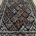 Loloi Rifle Paper Co. Laurel Collection LAU-02 Navy 5'-3" x 7'-8" Area Rug