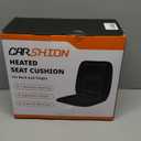 CARSHION Heated Seat Cover 22“ Wide with Fast Heat Large Size Warmer for Winter
