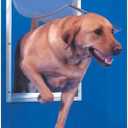 Ideal Pet Products Deluxe Aluminum Pet Door with Telescoping Frame, Extra Large, 10.5" x 15" Flap Size, White