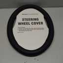 Road Comforts Steering Wheel Cover, Glitter Bling Leather Wheel Cover, Universal Fit 14.5"-15.5" Steering Wheels for Women & Girls, Anti-Slip Car Wheel Protector for Cars, Trucks, Vans, SUVs