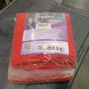 LuxUrux Red Bathroom Rugs Set-Extra-Soft Plush Bath mat Shower Bathroom Rugs,1'' Chenille Microfiber Material, Super Absorbent (Rectangular Set, Red) (3 Piece Set)