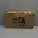 Center Console Dog Car Seat for Small Dogs,PU Leather Small Dog Car Booster Seat,Washable Foldable with Safe Protection Hooks Adjustable Straps and Storage Pocket Pet Up to 15lbs-Black