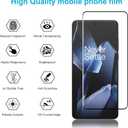 Didisky Screen Protector for Oneplus 13(Not for 13r,13t,13 Pro), 3 Pack Tempered Glass Film with 2 Pak Lens Protector, 3D Curved Full Coverage,Scratch-Resistant,9H Hardness,Bubble Free,Easy to Install