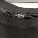 CHICME Womens Long Sleeve Zipper Slit Oversized Sweatshirt Casual Pullover Zipper Hoodies Fall Clothes (Black, M)
