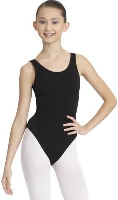 Capezio Women's Classic V-Neck Camisole Leotard, Black, Medium