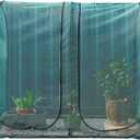 Poray Large Tunnel 73''x37''x61''Plant Netting Cover,5FT Tall Crop Cage Tomato Netting,Pest Guard Cover for Vegetables &Fruits,Durable Gardening Net for Plant and Animal