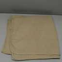 POLYTE Microfiber Oversize Quick Dry Lint Free Bath Towel, 60 x 30 in, 4 Pack (Beige, Waffle Weave)