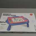 Magnetic Drawing Board for Toddlers 3, Color Erasable Doodle Writing Pad, Learning Painting Sketch Pad, Best Birthday Easter Christmas Halloween Kids Toy Gifts for Boys and Girls(Blue)