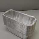 Loaf Pans [50 Pack] 2Lb Heavy Duty Disposable Aluminum Foil Premium Bread Tins Standard Size - 8.5" X 4.5" X 2.5" Perfect for Homemade Cakes & Breads