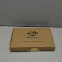 PHOEPET No Pull Dog Harness, Unique Colors Reflective Adjustable Dog Vest, with Soft Training Handle Metal Clips for Dogs (Blue Base & Green Straps,L)