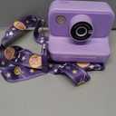 Hangrui Children's Instant Camera, 2.4 Inch Screen with 32G Card & Photo Paper, HD 1080P Video Camera Child, Christmas Birthday Gift for Girls Boys 3-10 Years (Purple)
