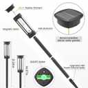 VOLISUN Solar Pathway Lights,8 Pack LED Solar Lights Outdoor Waterproof, Landscape Lighting,Warm Color Solar Path Lights,Landscape Lights,Solar Garden Lights for Yard Lawn Driveway Walkway
