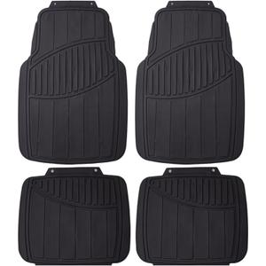 FH Group F11304BLACK Black All Weather Protection Floor Mat (Trimmable)