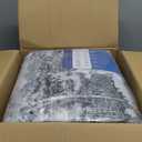 8x10 Modern Abstract Rug Faux Wool Accent Ultra Soft Machine Washable Rug Non Slip Non Shedding for Bedroom Dining Room Office Home, Grey