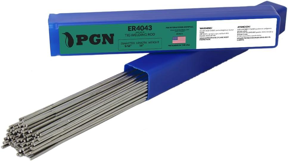 PGN ER4043 5-lbs 1/16" x 16" Aluminum Welding Rod - TIG Filler Rod, TIG Rod