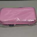 Anleo Carrying Case for Nintendo Switch 2 (2025), Switch 2 Large Capacity Protective Hard Case Portable Travel Bag with 16 Game Card Slots and Storage for Console & Accessories（Thick） (Pink)