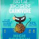 Tiki Cat Born Carnivore High Protein Dry Cat Food, Herring & Salmon Meal, 2.8 lbs. Bag