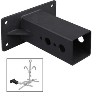 Hitch Wall Mount Adapter, Bike & Cargo Rack Hanging Garage Rack Stand Wall Holder Hanger, Heavy Duty Trailer Hitch Receiver 2 inch Storage, Trailer Receiver Hook Holds 180lbs