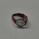 Timex Women's Easy Reader Watch (30mm, Red/Silver-Tone/White/30mm)