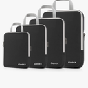 Gonex Compression Packing Cubes, 4pcs Expandable Storage Travel Luggage Bags Organizers