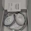 Lilian&Gema 2-in-1 Baby Ear Muffs Noise Protection up to 48 Months - Baby Airplane/Travel Essentials - Adjustable Noise Reduction Earmuffs - Ear Protection Headphones for Infant & Toddler, White