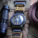 Nylon Sports Watch Band, 26mm Military Strap Compatible with Garmin Instinct 3 50mm/Fenix 8 51mm/7X/7X Pro/6X/6X Pro/5X/5X Plus, Tactix 7 Pro/ Delta, Quatix 6X/5X, Descent MK1/MK2, Instinct 2X, Foretrex 601/701, Enduro /Enduro 2/ Enduro 3, D2 (Small Wrist (6.4'' to 7.4''), Green)