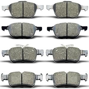 Front Rear Ceramic Brake Pads 8 Pieces Set fit for 2017-2019 Ford Escape 2.5L/FWD and with 1.5L