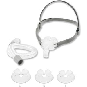 Nasal Pillow Universal Replacement Kit, Nasal Msk with S,M,L Size Nose Pillow Adapter, Frame Cushion, Easy-to-Connect Elbow/Swivel,HeadHear,Strap