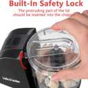Liebe&Lecker Mini Food Processor,1.5 Cup Mini Chopper for Cutting Vegetable, Garlic,Onion and Meat