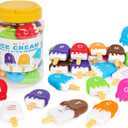 Alphabet Learning Toys Matching Letter ABC Fine Motor Toy Double-Side Ice Cream Toys Preschool Learning Activities Montessori for Toddler Kids Ages 2 3 4 5