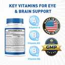 Visium Pro Vision Support - Official Health Supplement Capsules, Natural VisiumPro Vitamin Pills for Visual Health & Wellness, Visium Pro Reviews, 60 Capsules for 1 Month, EXP 05/26